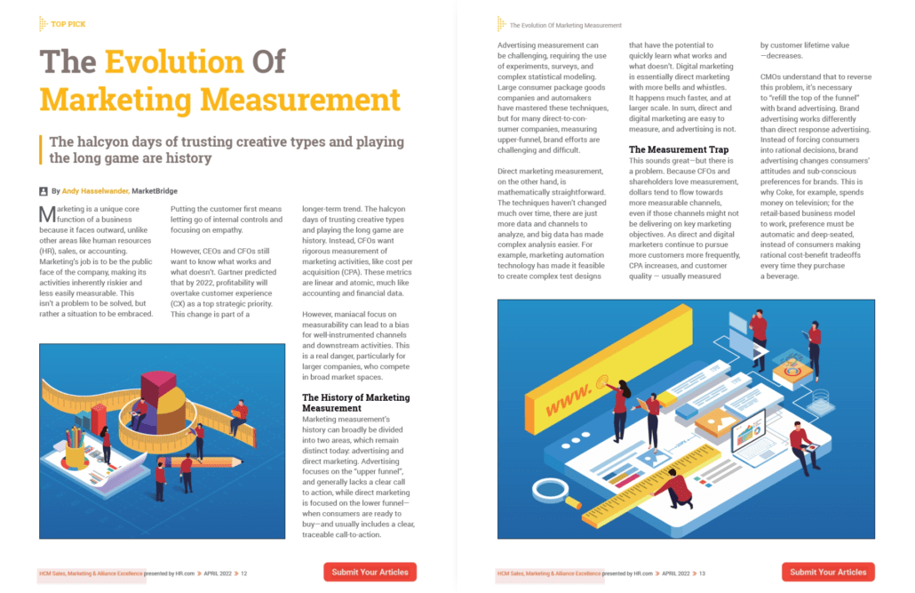 the evolution of marketing measurement