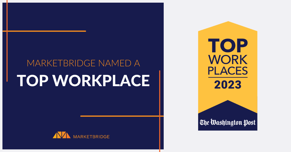 MarketBridge Honored as The Washington Post's 2023 Top Workplaces